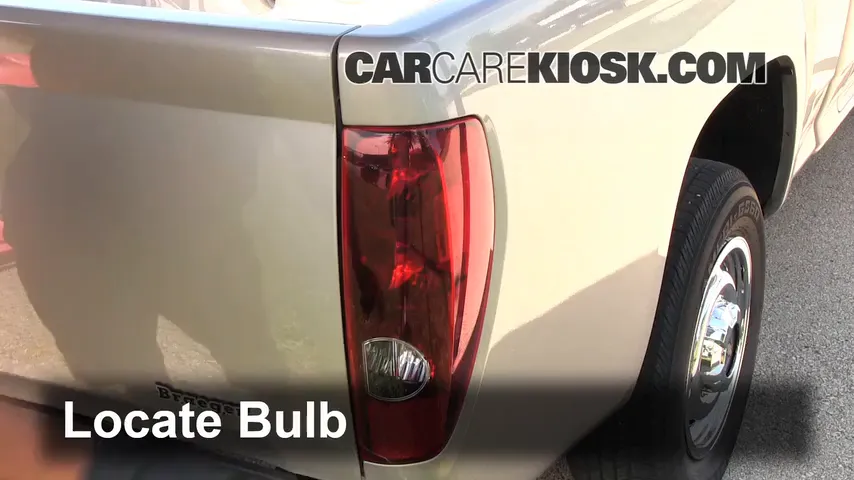 2008 Chevrolet Colorado WT 2.9L 4 Cyl. Standard Cab Pickup (2 Door) Lights Turn Signal - Rear (replace bulb)